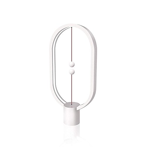 Preisvergleich Produktbild Magnetische Balance Tischleuchte High-Tech Einfache kreative intelligente LED Balance magnetische halb-leere Schalter Schreibtischlampe, mit Usb Ladeport Büro Kinder Schlafzimmer Lesen