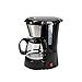Produktbild FBGood 650ML Klein Filterkaffeemaschine mit Glaskanne, Multifunktional Halbautomatisch Büro Haushalt Kochende Teekocher bis 10 Tassen, 650W Tropf Typ Kaffeemaschine mit Wasserstandsanzeige (Schwarz)