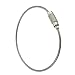 Produktbild nicebuty 20 HEAVY DUTY Kabel Schlüsselring EDC Schlüsselanhänger Edelstahl 150 mm 1,5 mm