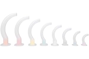 ZHUOLONG Disposable Oropharyngeal Airway Emergency Aid Airway Tube Gas Guide Tube for Patients