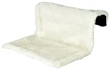 Trixie Liegemulde für Heizkörper, Plüsch/Velours, 45 × 26 × 31 cm, creme/braun