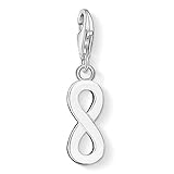 Thomas Sabo Damen-Charm-Anhänger Unendlichkeit Charm Club 925 Sterling Silber 1134-001-12