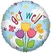 Produktbild Gaskocher USA 19083–18sp Get Well 3 Tulpen verpackt Ballon, 45,7 cm