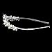WINOMO Rhinestone Faux Pearl Decorated Wedding Bridal Hair Barrettes, Hairband, Hair Clip, Hair Loop, Tiara (Sliver)