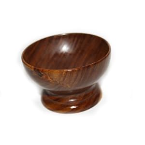 Exclusive Shaving bowl made of Rosewood with lid and Shaving Soap - Image 2