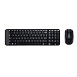 Logitech MK215 Wireless Keyboard and Mouse Combo, 2.4 GHz Wireless,...