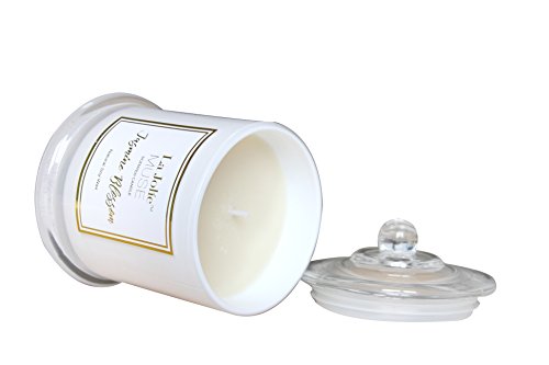 Duftkerze im Glas Geschenkbox Sojawachs Jasmin Duft groß Aromatherapie Kerze 55Std Muttertagsgeschenk - 3