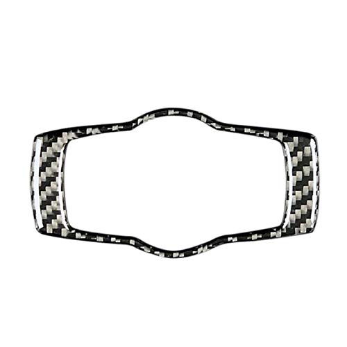 TOOGOO For Bmw E90 E92 Carbon Fiber Car head light lamp Switch Trim Refit Sticker Switch Frame Decor Stickers 3 Series 2011-2015 Car Interior