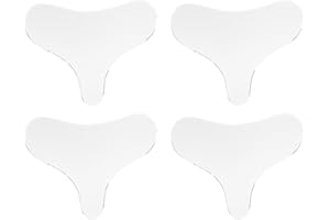 GGUFAY 4 Stück Dekoltee Pads Antifalten, Silikon Dekollete Pad, Anti Falten Pflaster, Wiederverwendbare Hautverträgliche Pads für Frauen Gegen Brustfalten, Anti-Aging Hautstraffung,für Frauen und Mädchen