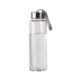 Forma:cilindro Shenghaotai Vasos de plástico portátil nuevos y fiables,Vasos de Mano Transparentes,cantimploras para Deportes al Aire Libre(Capacidad:300 ml/400 ml/500 ml)(None AS300ml)