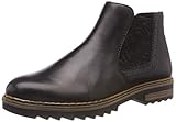 Weiches Obermaterial Rieker Damen X1484 Chelsea Boots, Schwarz (Nero/Schwarz/Schwarz 01), 40 EU
