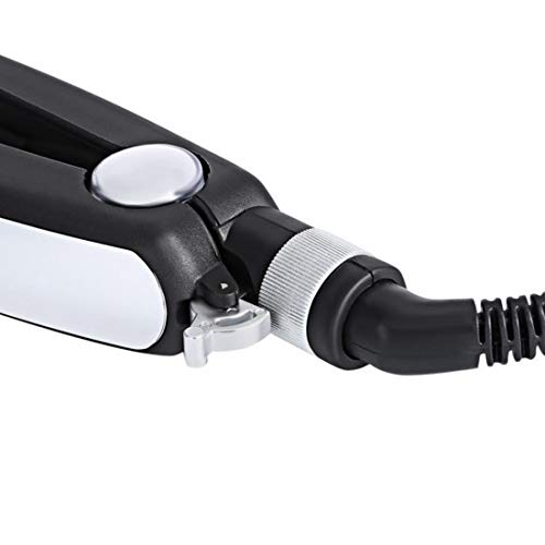 HuaTianMAO Five Files Temperature Control Ceramics Without Hurting The Hair Anion Hair Straightener Straight Hair Hairdressing  Color   Black 