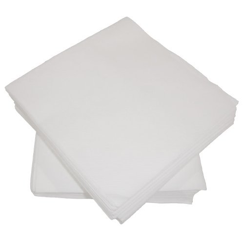 150 White Luxury Paper Napkins by Crown Supplies