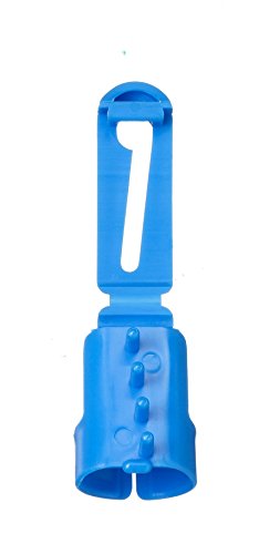Clover 348 Fingerhut, Kunststoff, 13 x 5.5 x 2 cm, blau - 2