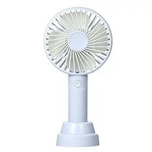 Mini Desk USB Fan 3 Gears with Stand Base Portable for Home Travel Office Study Outdoor-Daerzy