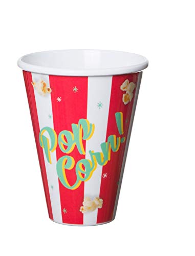 Coca-Cola Coke 38-2C-006 Pot cup à popcorn Coca-Cola Réutilisable Rouge et blanc Mélamine D12,6 x H15,6 cm