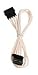 Produktbild BitFenix Molex Verlängerungskabel, 45 cm weiß/weiß
