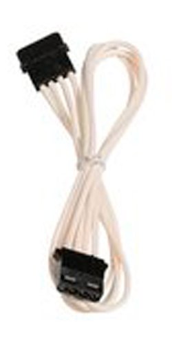 Preisvergleich Produktbild BitFenix Molex Verlängerungskabel, 45 cm weiß / weiß