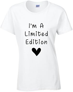Harvey Williams I’m A Limited Edition Women’s Slogan Novelty Custom Printed Funny Tee T-Shirt S, M, L, XL (Medium, White)