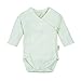 Sense Organics Unisex Baby Long Sleeve Bodysuit -  White - 6-9 Months
