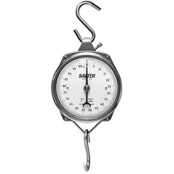 BYW Balance Your Weight Salter 235-6M Circular Hanging Suspended Dial Type Spring Balance (100 kg)