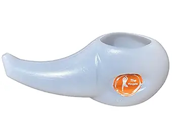 The Yogis Plastic Jal Neti Pot for Nasal Wash | Size: 300 ML { Free - 1 rubber Neti + 1 Eye Wash Cup }
