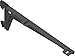 Element System Winkelträger Bracket 1–row, Set of 2, 5 settings, 3 colours, Length 18 CM for Wooden Floors, Wall Rail, Black, 18133–00046