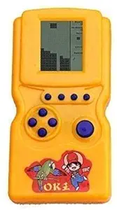 Toy World Hand Video Game Pack of 1 PCs with Cartoon Striker On It, for Girls & Boys to Play (Assorted Color)