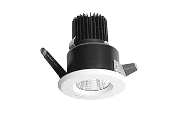 LED Downlight Ceiling RECESSED Fixed Shower 15W 3000K 25 D White IP 34 with 5 Year Warranty