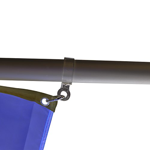 Outsunny® Alu Fahnenmast Flaggenmast Deutschlandfahne Staatsflagge Nationalflagge Fahne L150 x W90cm 6,5/4/2m mit/ohne Mast (L150 x W90cm/ 6,5m) - 9