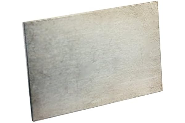 Zinc anode/électrode/tôle (8 x 5 cm) pour galvanoplastie