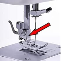 Jopto 2 Stks Teflon Zig zag Non-Stick Naaimachine Presser Voet voor Alle Lage Schacht Snap-On Broer, Babylock, Singer, Euro-Pro, Janome, Kenmore, Wit, Juki, Nieuw Huis, Elna Binnenlandse Naaimachines