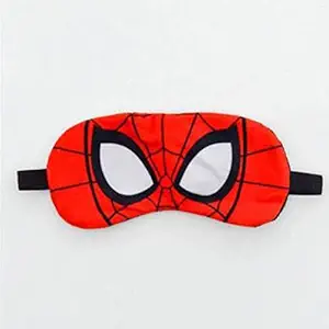 Livsmart Boys Character Spiderman Gel Eye Mask For Protect Our Eyes Sleeping Mask Man And Kids Girls Return And Birthday gift Item - Red Color