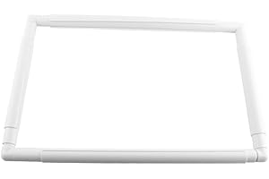 CYTGOUPER Cross Stitch Frame Clips,Plastic Square Adjustable Embroidery Frame,Lightweight Cross Stitch Accessories for Embroidery Quilting Needlepoint Cross Stitch(43.1×27.9cm)