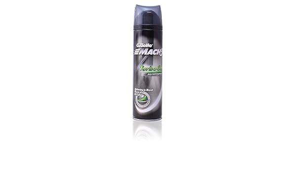 Gillette mach-3 w/cup Turbo Gel refresh 200ml (3014260312053)