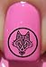Tribal Wolf Stamp - Nail Decals by YRNails