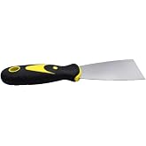 Spatula, &Ccedil;elik Bı&ccedil;aklı Macun Kazıyıcı, Sarı-Siyah Kaymaz Saplı, 50mm Bı&ccedil;ak Genişliği