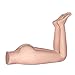 Produktbild FIZZENN 3D Realist Silikon Half Sex Doll Legs, Ass & Feet for Vaginal Anal Sex, Lifelike Adult Toy Male Masturbator