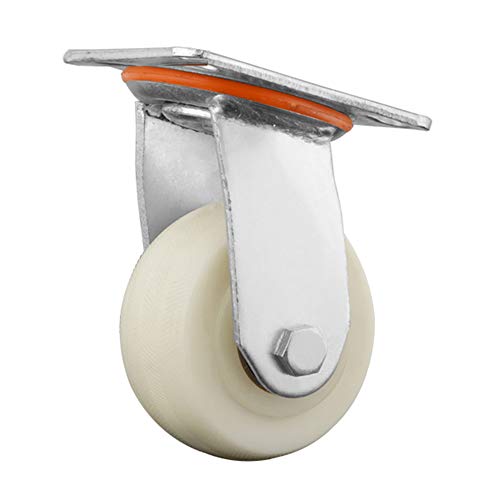 Preisvergleich Produktbild CZZZ 5-Zoll-Hochleistungsflachuniversalrad, geräuscharme Nylonrolle, verschleißfestes hochbelastbares Bremsrad, doppelt gelagertes Industrielageruniversal / Tragfähigkeit 750 kg