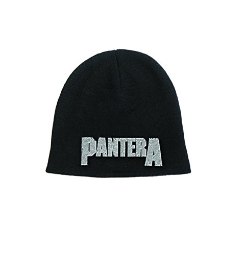 PanteraBeanie Hat Cap classic band Logo Official black One Size