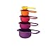 Okayji Plastic Measuring Cup Set, 6-Pieces, Multicolour RS.150.00