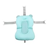 Coussin de bain pour bébés nouveau-né Bain Anti-Slip Coussin filet multi fonction bébé Seat Pad bébé flottant Baigneuse Baignoire Pad 1pc Bleu