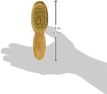 Natural Bamboo Wooden Brush and Comb Set for Baby and Toddler Cradle Cap - Newborn Essential Product by Rhoost