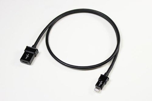 CableJive 60 cm dockXtender Lightning Extension Cable for Apple Devices - Black