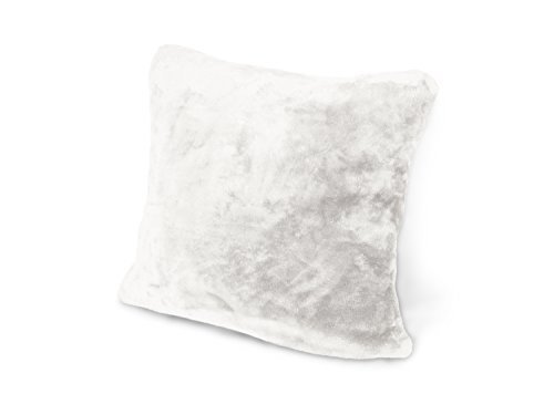 Cashmerefeeling-Superior-Kissenhülle – 14 exklusive Farben – 1 Komfortgröße – traumhaft kuschelwarm & -weich, 50 x 50 cm, weiß - 7