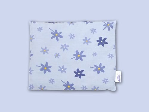 Theraline Cherry Pit Pillow 19 x 19 cm Flowers Blue [Baby Product]