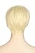 S-noilite® Fashion Short Full Wig Heat Resistant Synthetic Hair Wigs for Women (Asymmetric Style, Bleach Blonde)