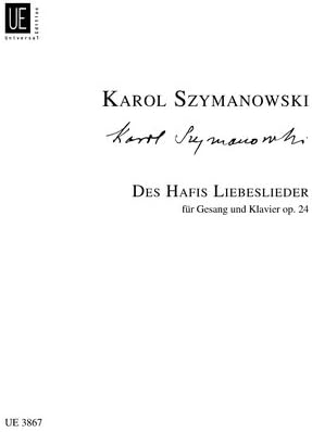 Des Hafis Liebeslieder - voice and piano - Book