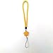 Produktbild SJZZXDFZ Flower Lanyard for Phone Accessories Neck Straps Key Keychain Phone Chain Rotation Long Hanging Badges Plum Weaving universal Yellow