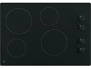 General Electric 30 Inch Black Smooth Cooktop